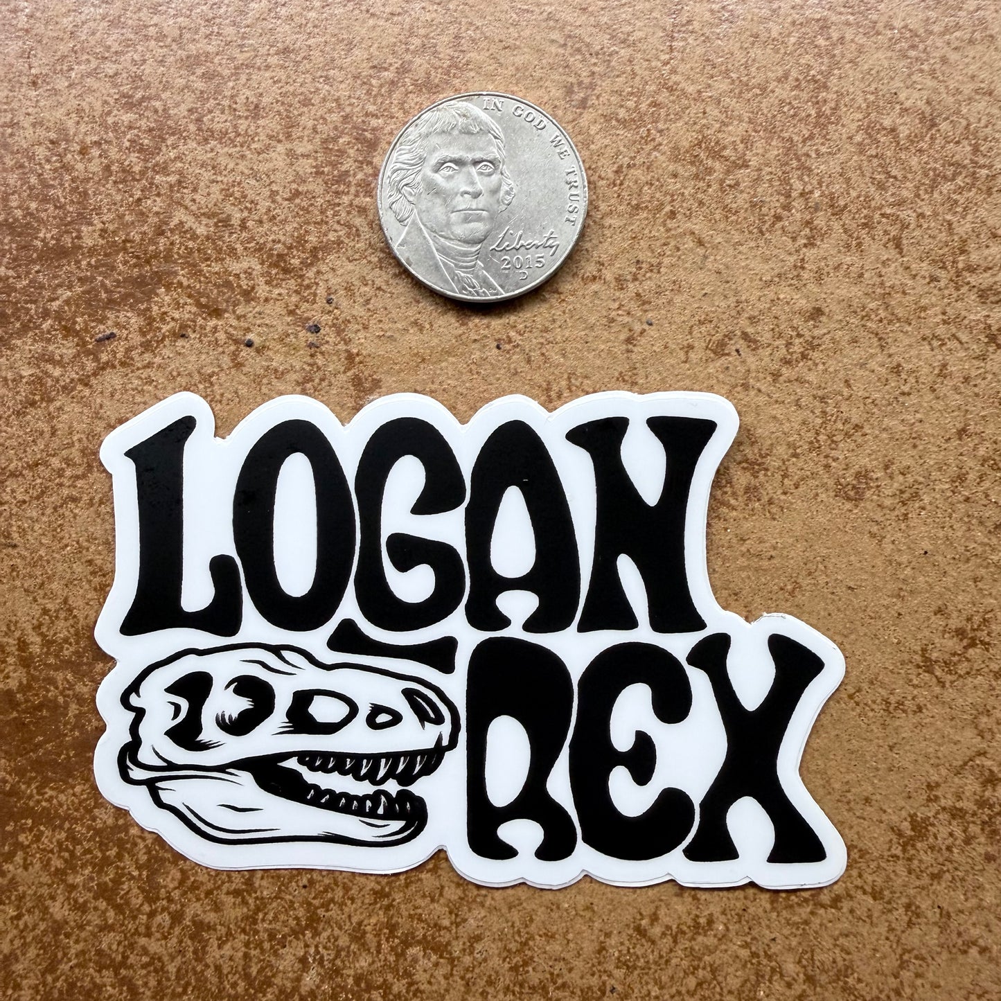 Rex Skull Sticker