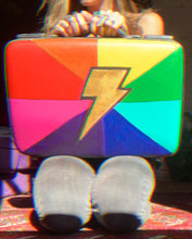 Load image into Gallery viewer, 'gotta bolt' weekender suitcase (one of one)