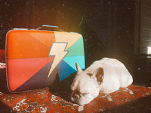 Load image into Gallery viewer, 'gotta bolt' weekender suitcase (one of one)